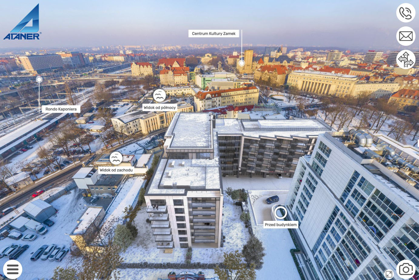 Wirtualny spacer po inwestycji Interaktywna makieta osiedle